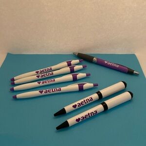 Aetna Insurance Pens Lot of 7 All Work